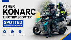 Ather Konarc Electric Scooter Spotted Ahead Of Launch; Read Details!
